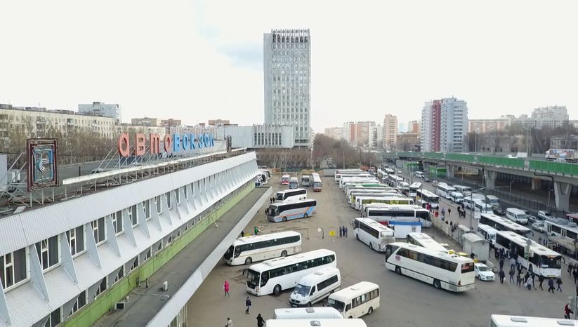 Открытие Губернатором Подмосковья совместно с Мэром Москвы нового здания автовокзала «Центральный» на Щелковском шоссе после реконструкции
