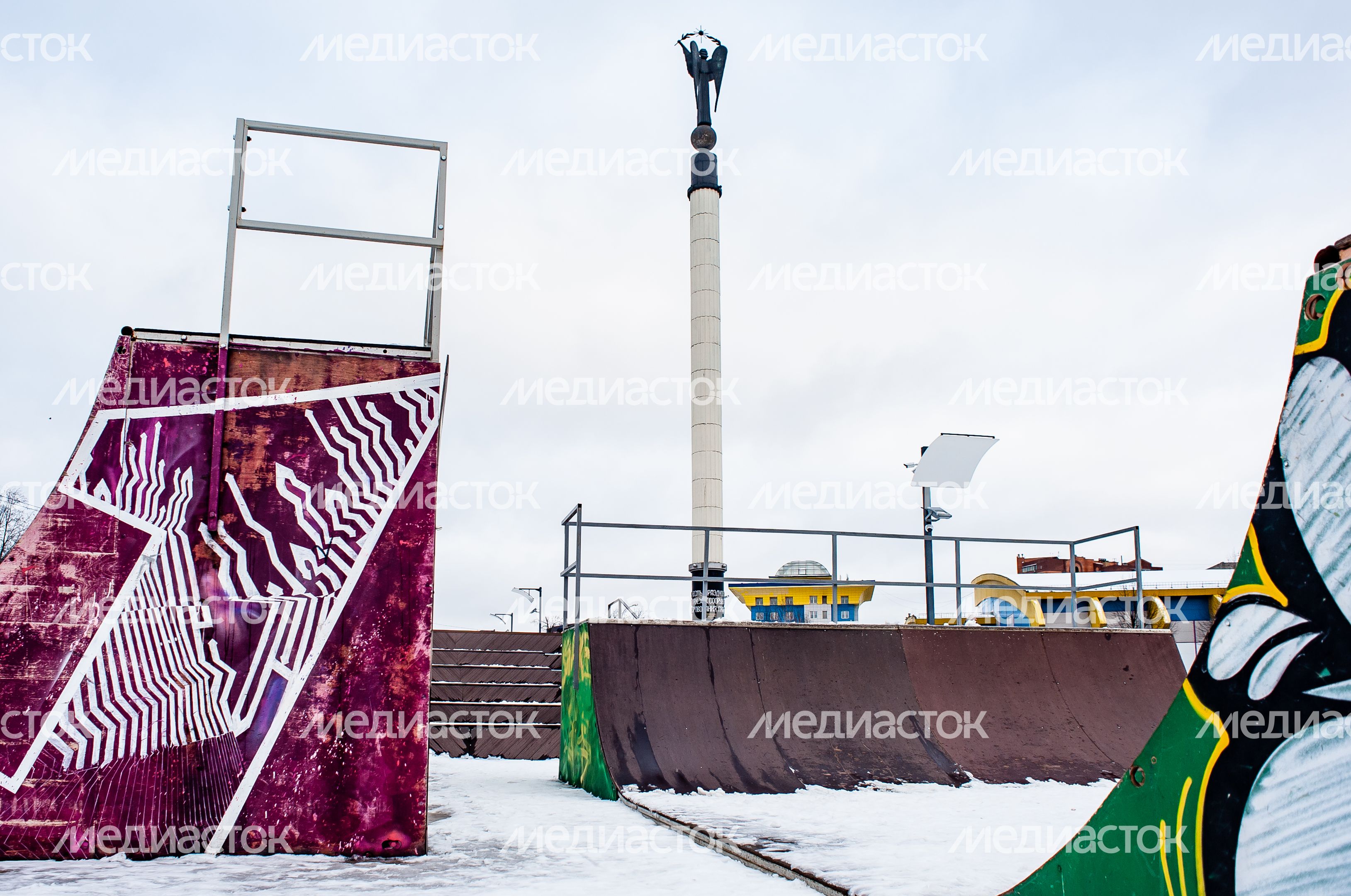 Зимние виды города Одинцово