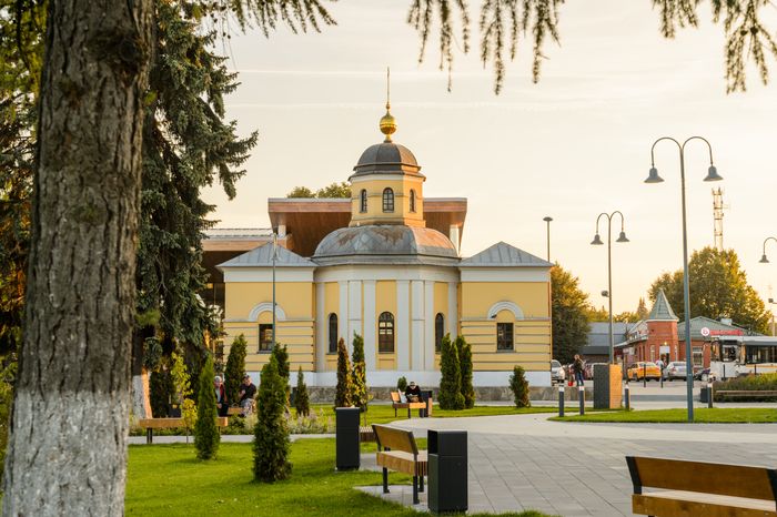 Бронницы. Площадь имени Тимофеева