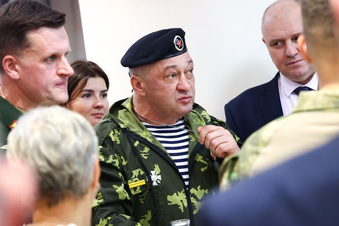 Награждение добровольцев из отряда «БАРС» Губернатором Подмосковья
