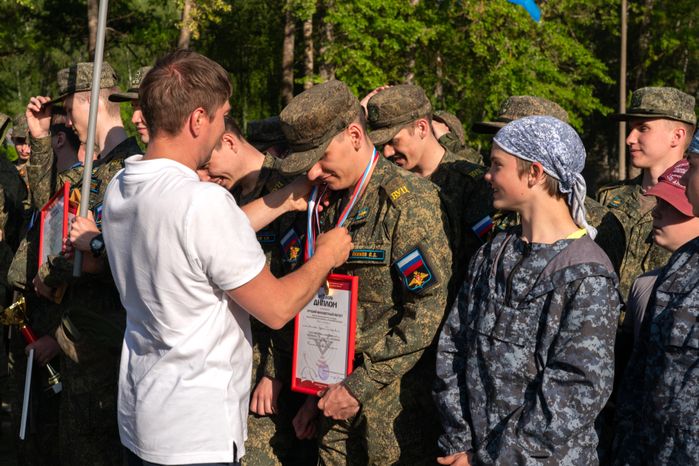 Военно-техническая игра "Арт-дуэль-2024" на аэродроме Волосово