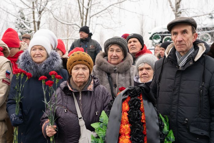 Красногорск. Митинг «Битва под Москвой» в деревне Нефедьево