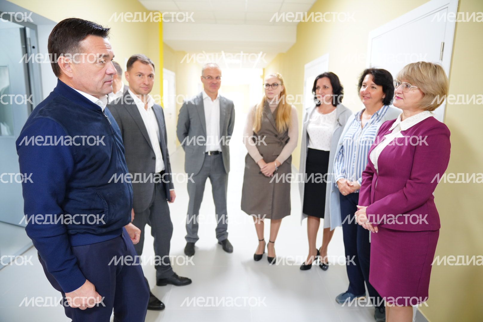 Проверка работы школы №3 в Кашире Губернатором Подмосковья