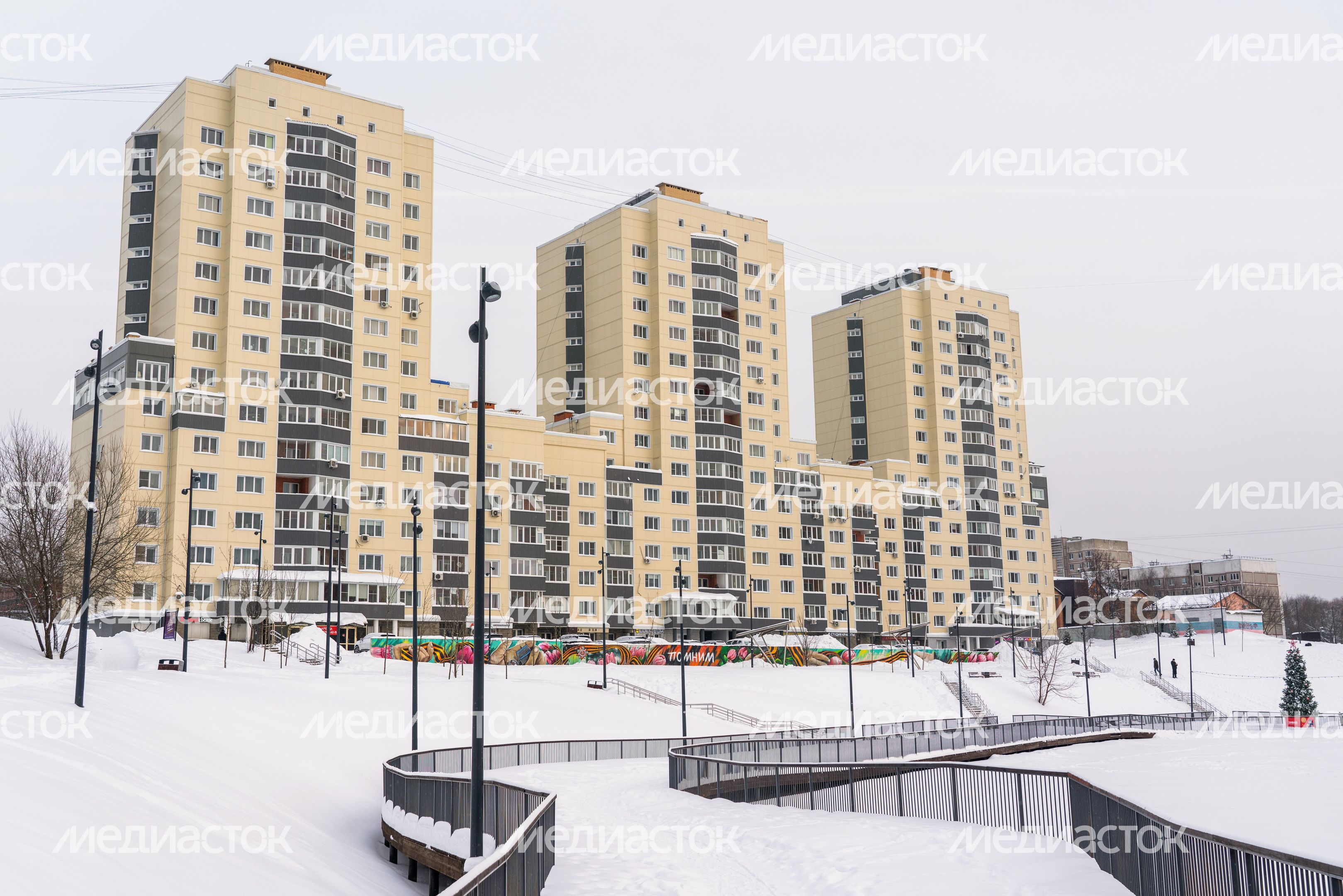 Набережная реки Теребенки в Чехове