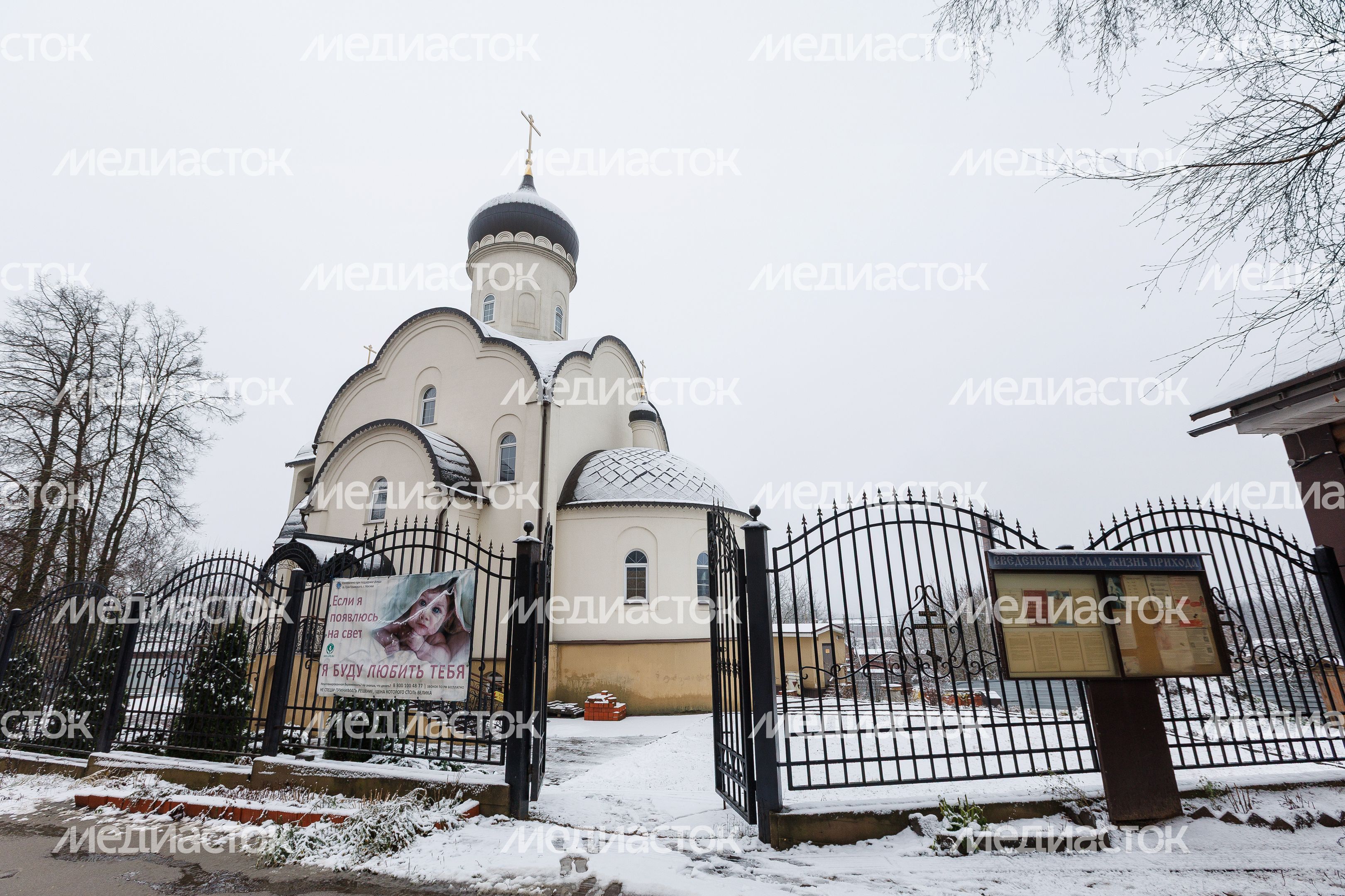 Церковь Введения во храм Пресвятой Богородицы в Зверосовхозе округа Пушкинский Церковь Введения во храм Пресвятой Богородицы в Зверосовхозе округа Пушкинский