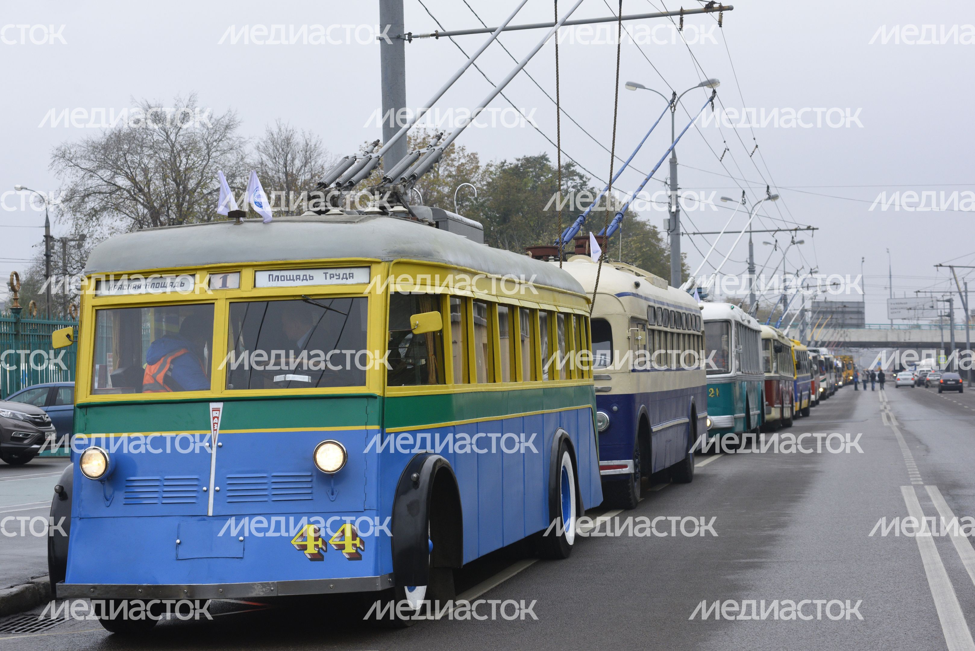 Праздник московского троллейбуса в Москве