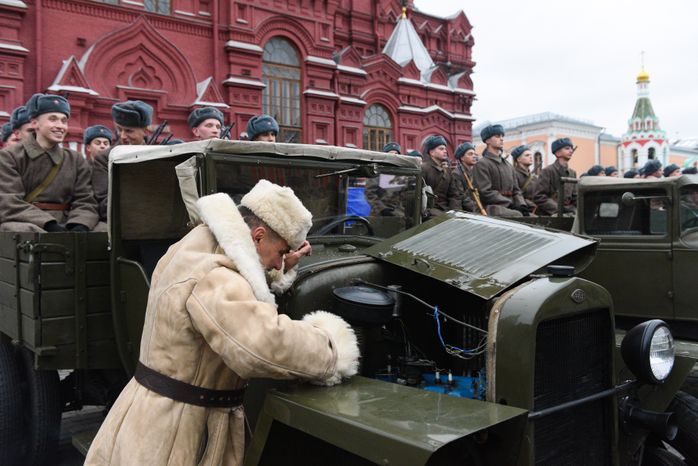 Торжественный марш в честь 78-ой годовщины военного парада 7 ноября 1941 года
