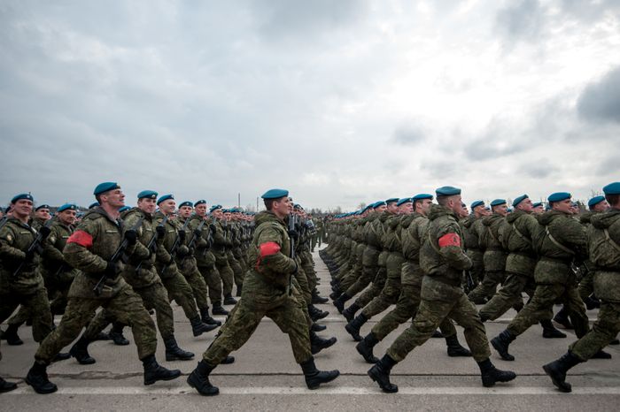 Репетиция Парада Победы в Алабино