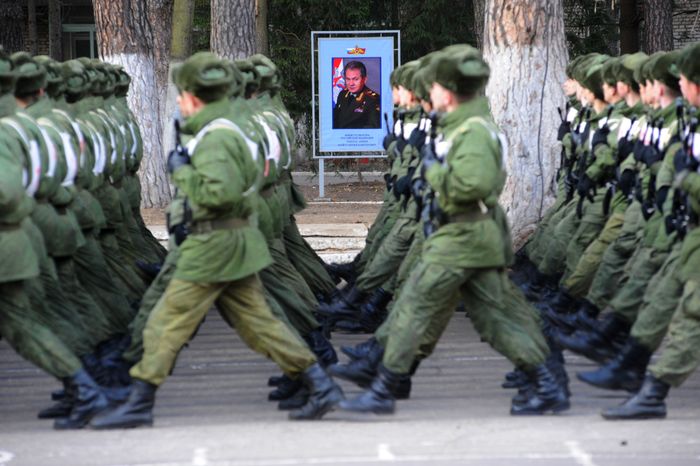 Репетиция парада Победы в Серпухове