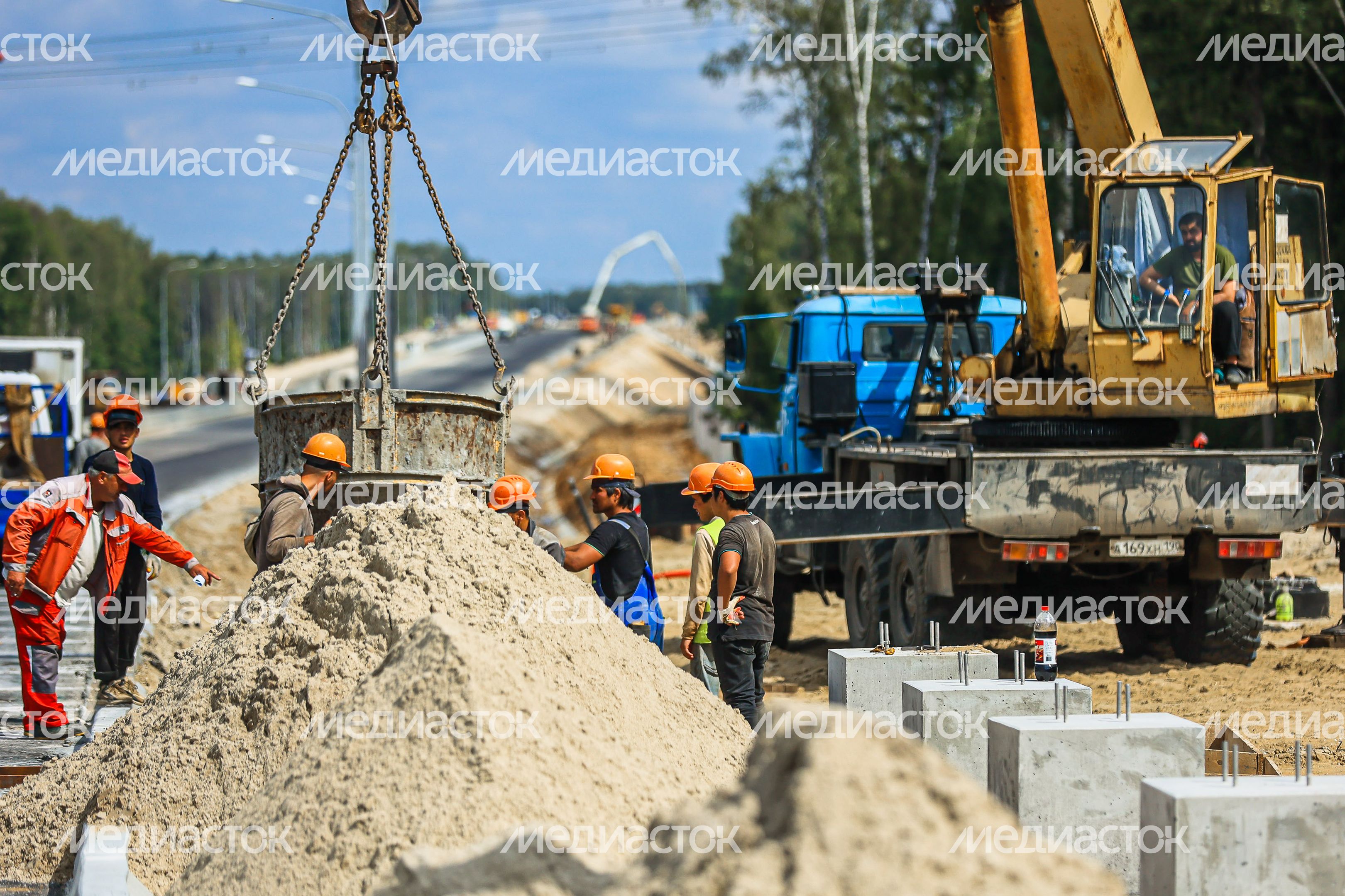 Проверка хода строительства подмосковного участка М-12 «Москва-Казань» Губернатором Подмосковья