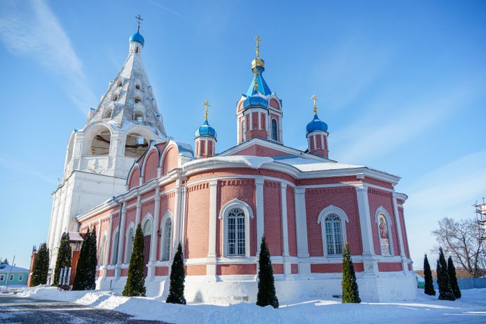 Коломна. Соборная площадь зимой