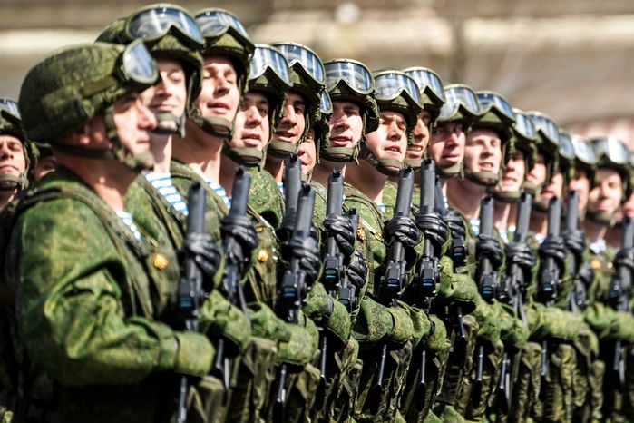 Генеральная репетиция парада Победы в Москве в 2021 году