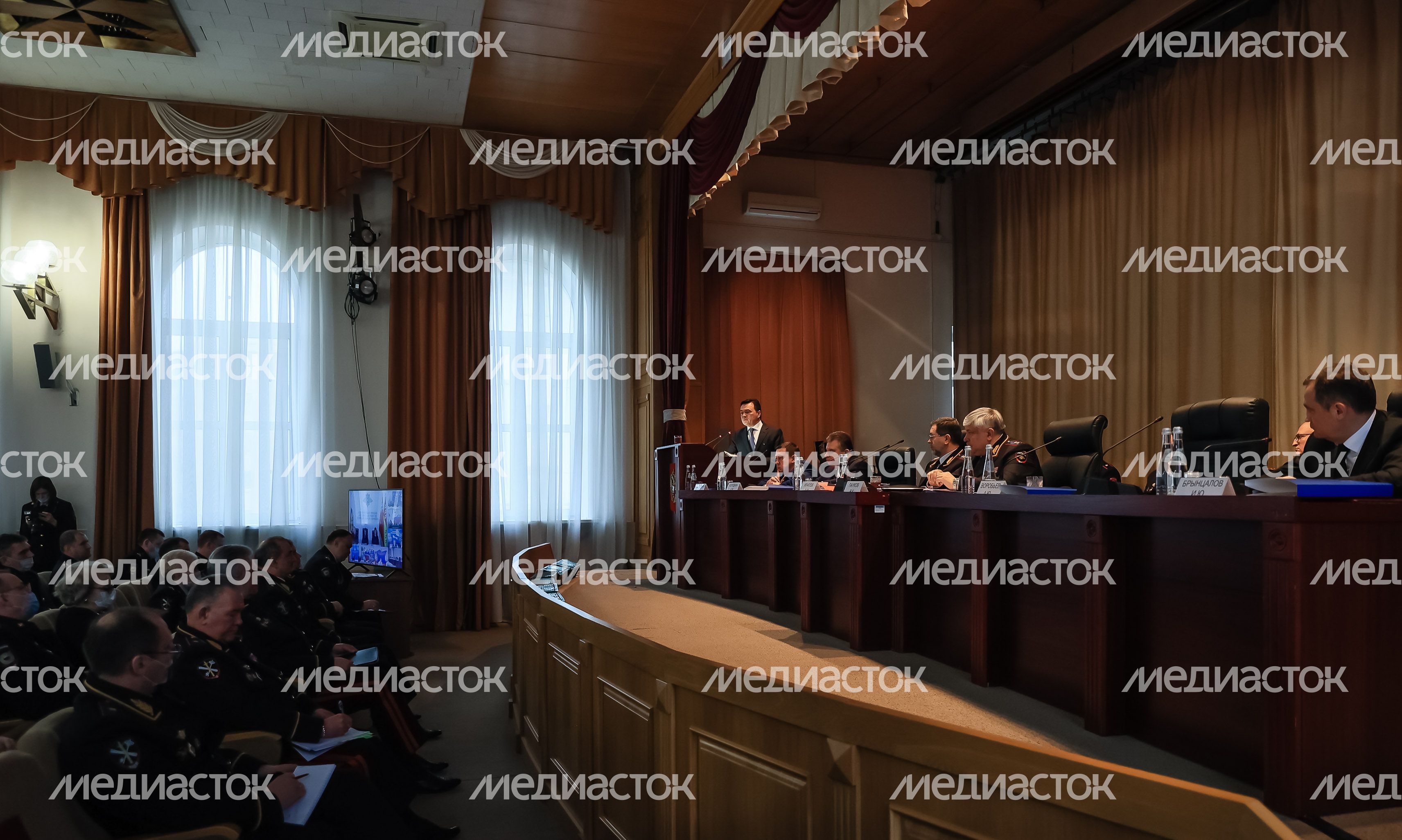 Посещение губернатором Коллегии МВД РФ по Московской области