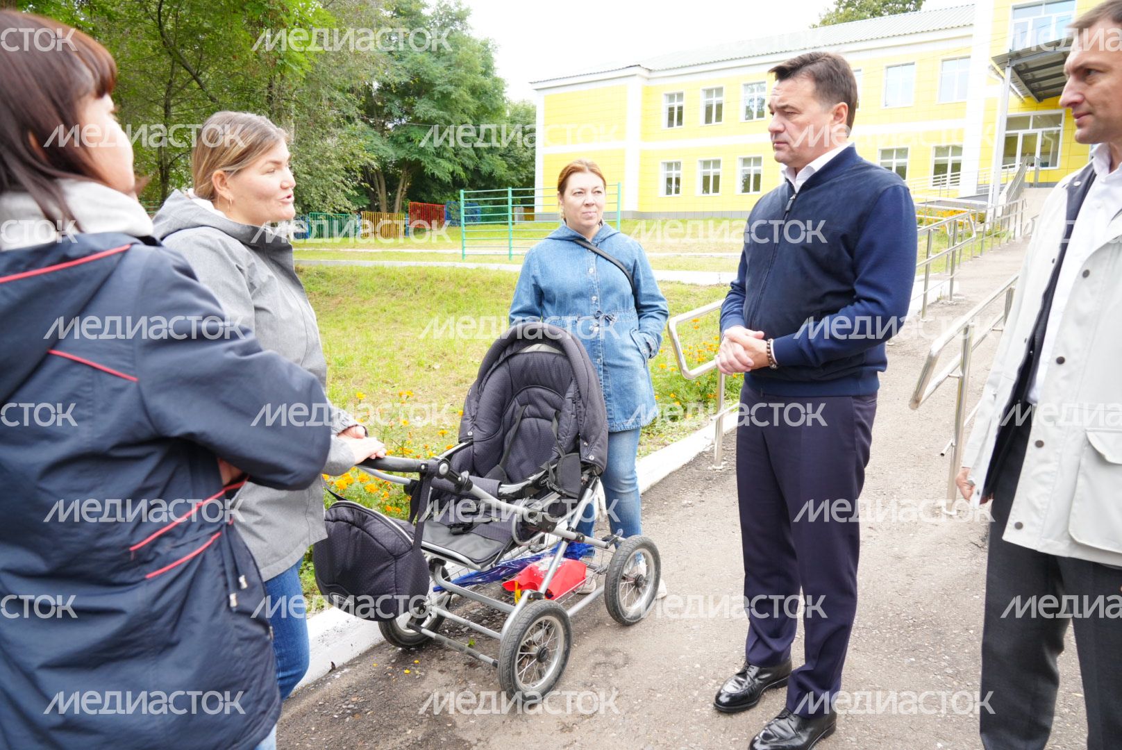 Проверка работы школы №3 в Кашире Губернатором Подмосковья