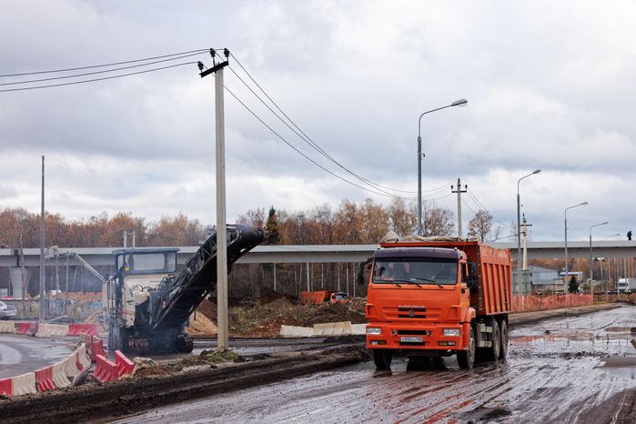 Северный обход Лобни. Развязка на Рогачевском шоссе