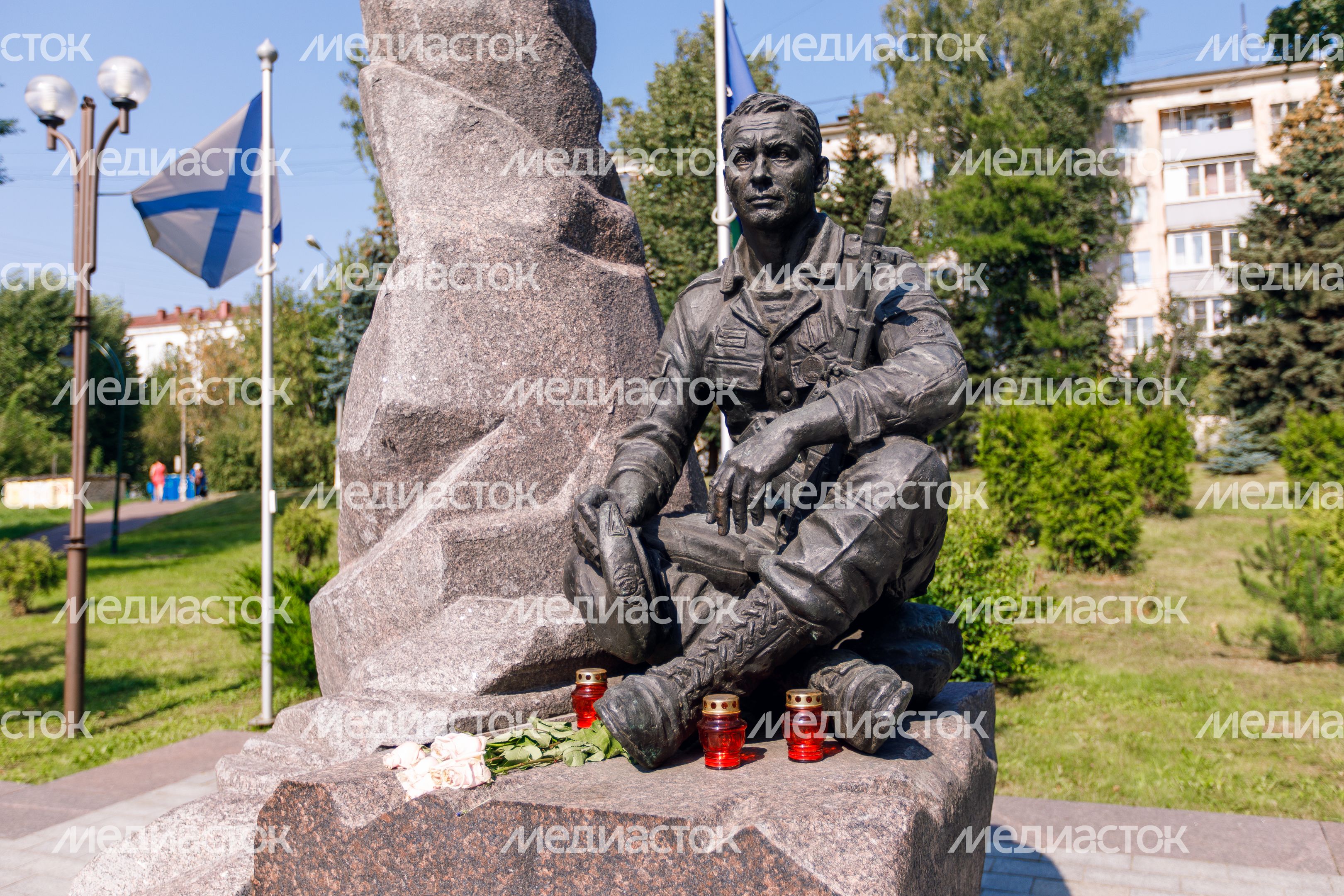 Дзержинский. Памятник ветеранам локальных войн