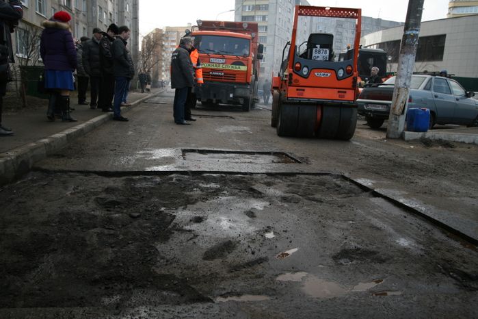 Укладка асфальтного полотна в Жуковском
