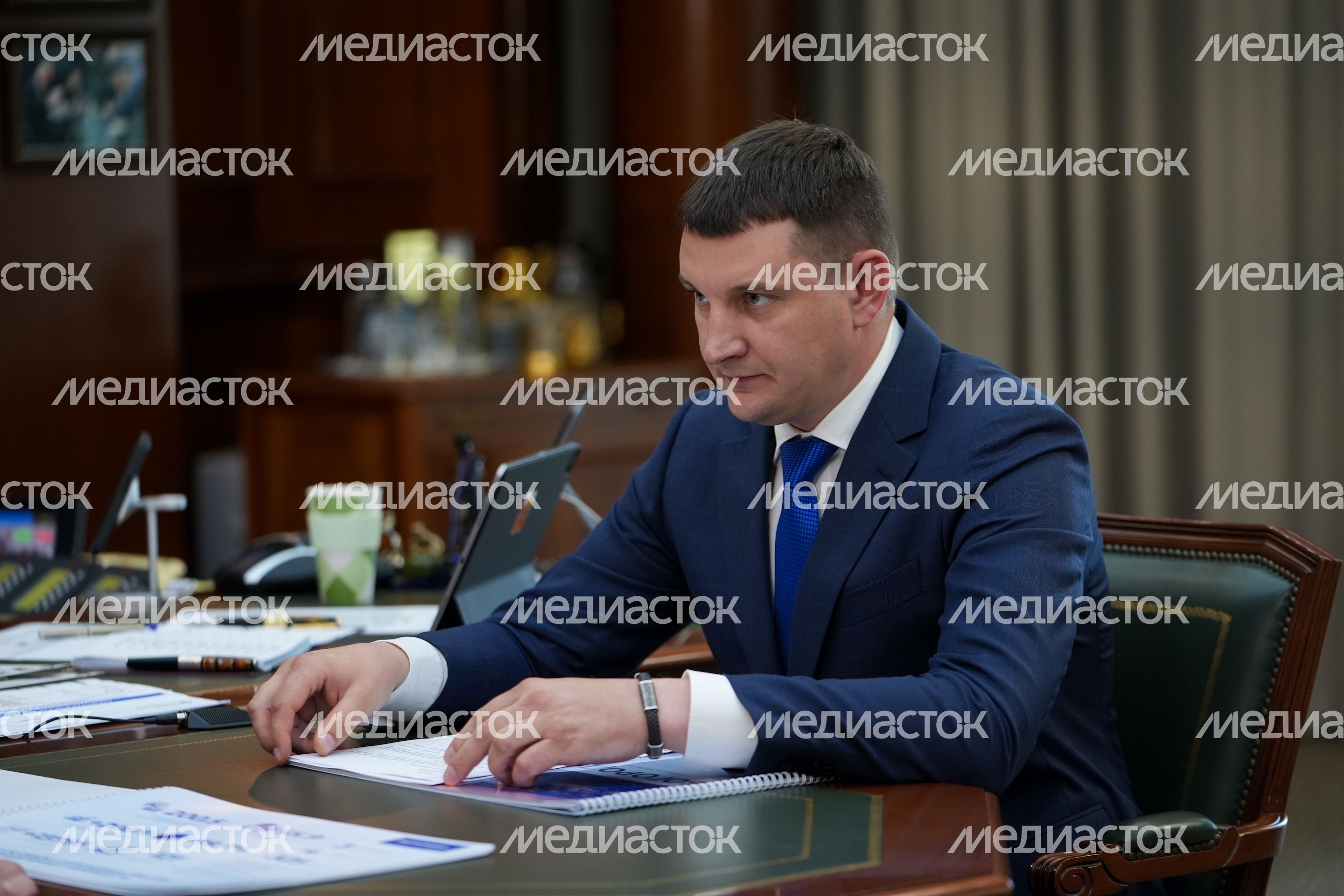 Андрей Воробьев провел рабочую встречу с главой Богородского городского округа Денисом Семеновым
