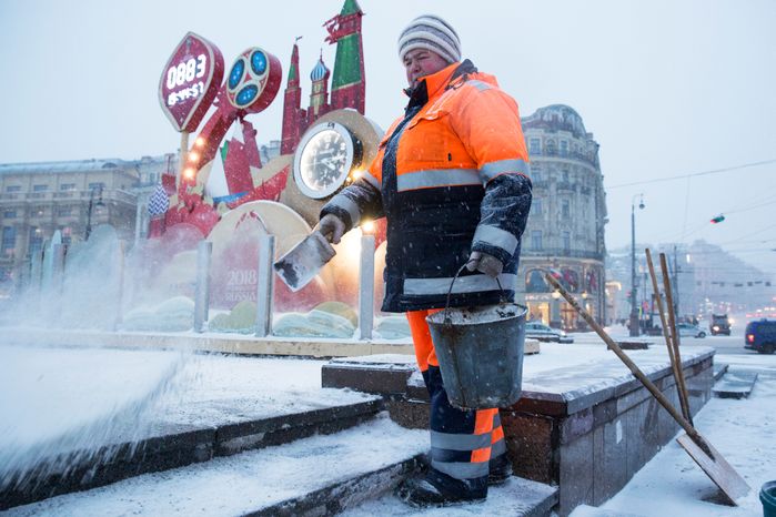 Снегопад в Москве