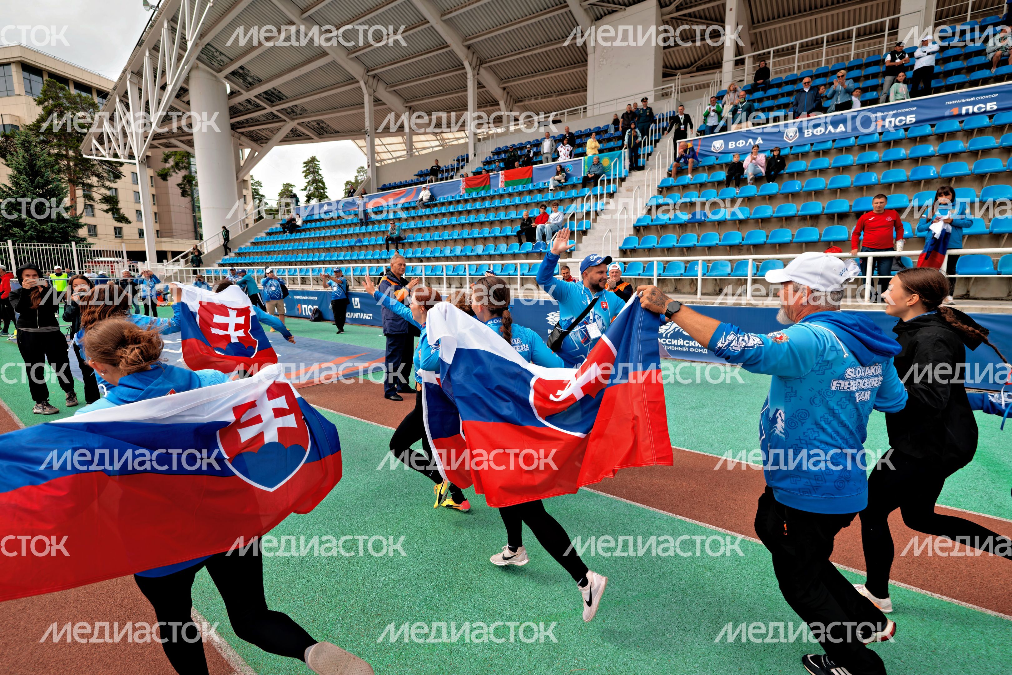 Женская сборная Словакии завоевала серебро в боевом развертывании на XI Чемпионате мира по пожарно-спасательному спорту Женская сборная Словакии завоевала серебро в боевом развертывании на XI Чемпионате мира по пожарно-спасательному спорту