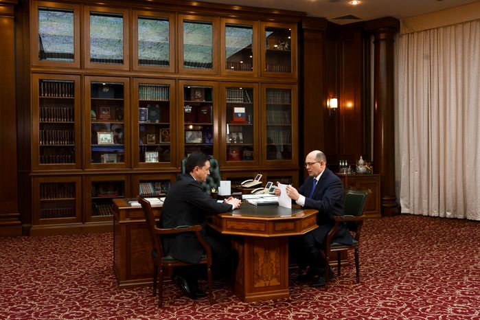 А. Воробьев провел рабочую встречу с председателем правления ГК «Автодор»