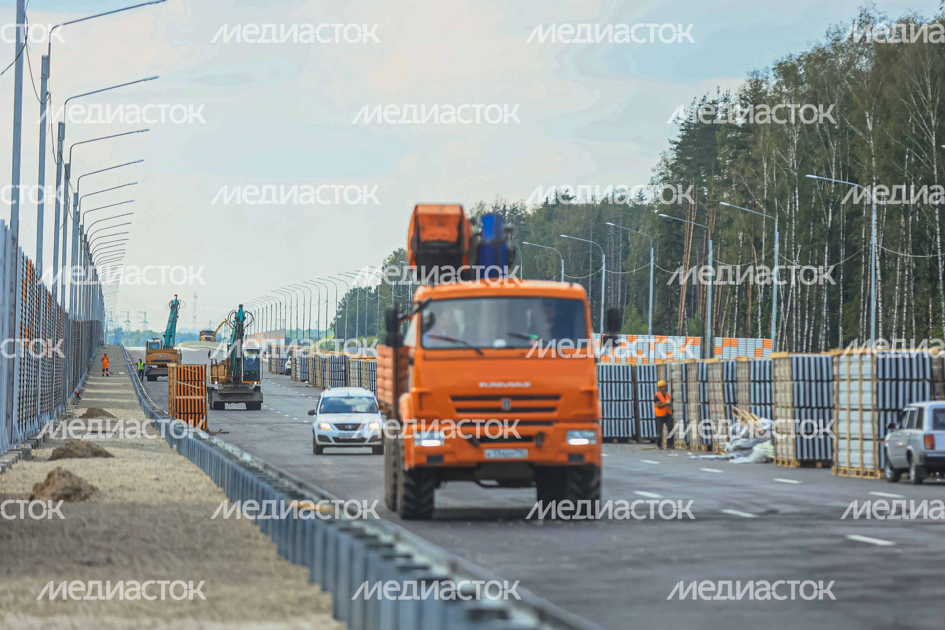 Проверка хода строительства подмосковного участка М-12 «Москва-Казань» Губернатором Подмосковья