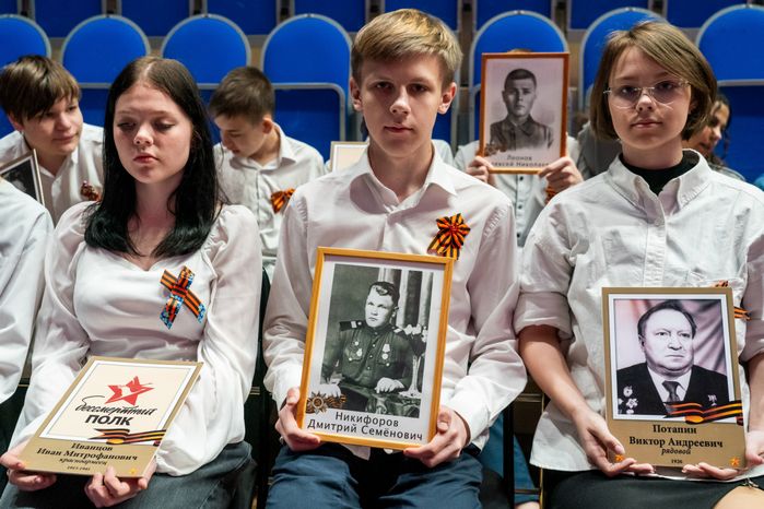 Спектакль «Нашим землякам посвящается...» ко Дню Победы в поселке Большевик округа Серпухов