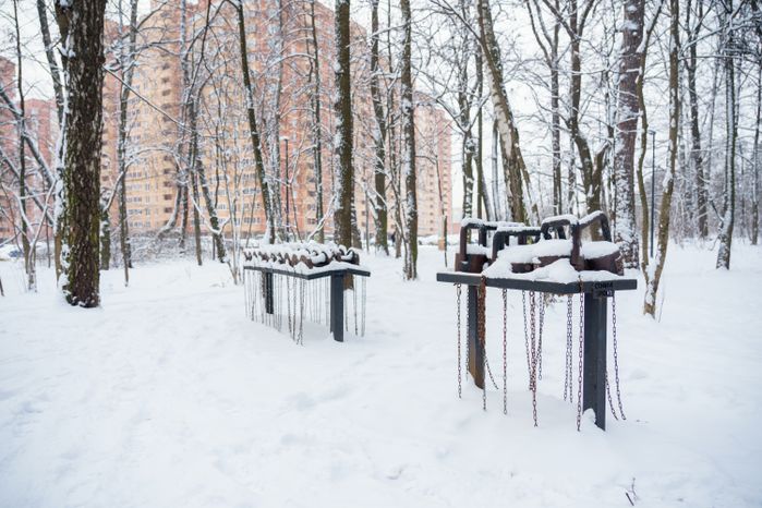 Балашиха. Ольгинский лесопарк. Зима