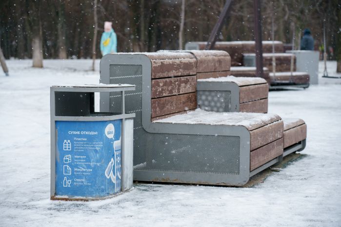 Реутов. Парк культуры и отдыха «Центральный парк». Зима