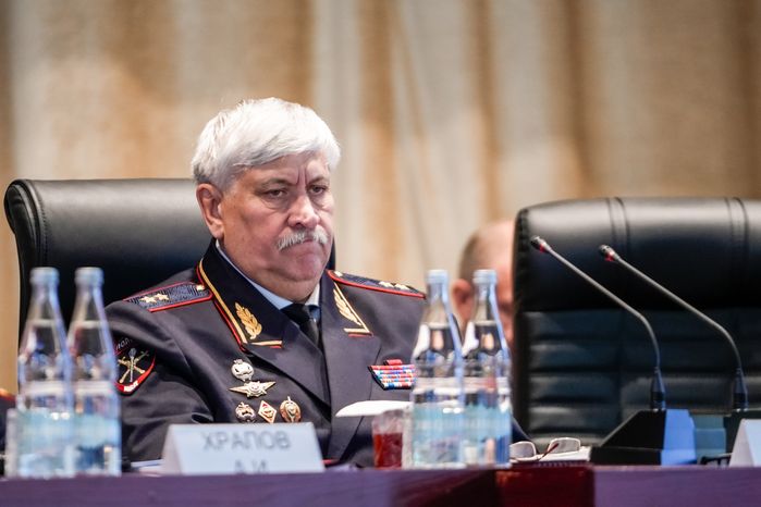Виктор Пауков на заседании коллегии Главного управления МВД России по Московской области