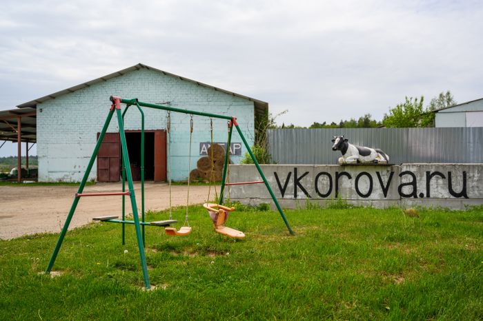 Ферма «Веселая корова» в деревне Антоново Раменского округа