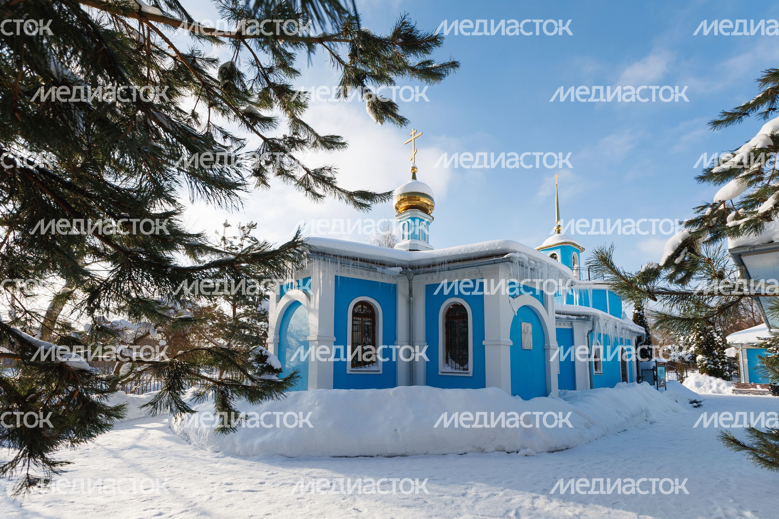 Церковь иконы Божией Матери Живоносный Источник в селе Быково Раменского округа Церковь иконы Божией Матери Живоносный Источник в селе Быково Раменского округа