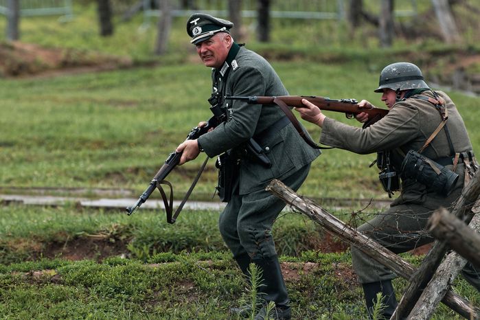 Военно-историческая реконструкция «Первый день войны» у Главного храма ВС РФ в День памяти и скорби