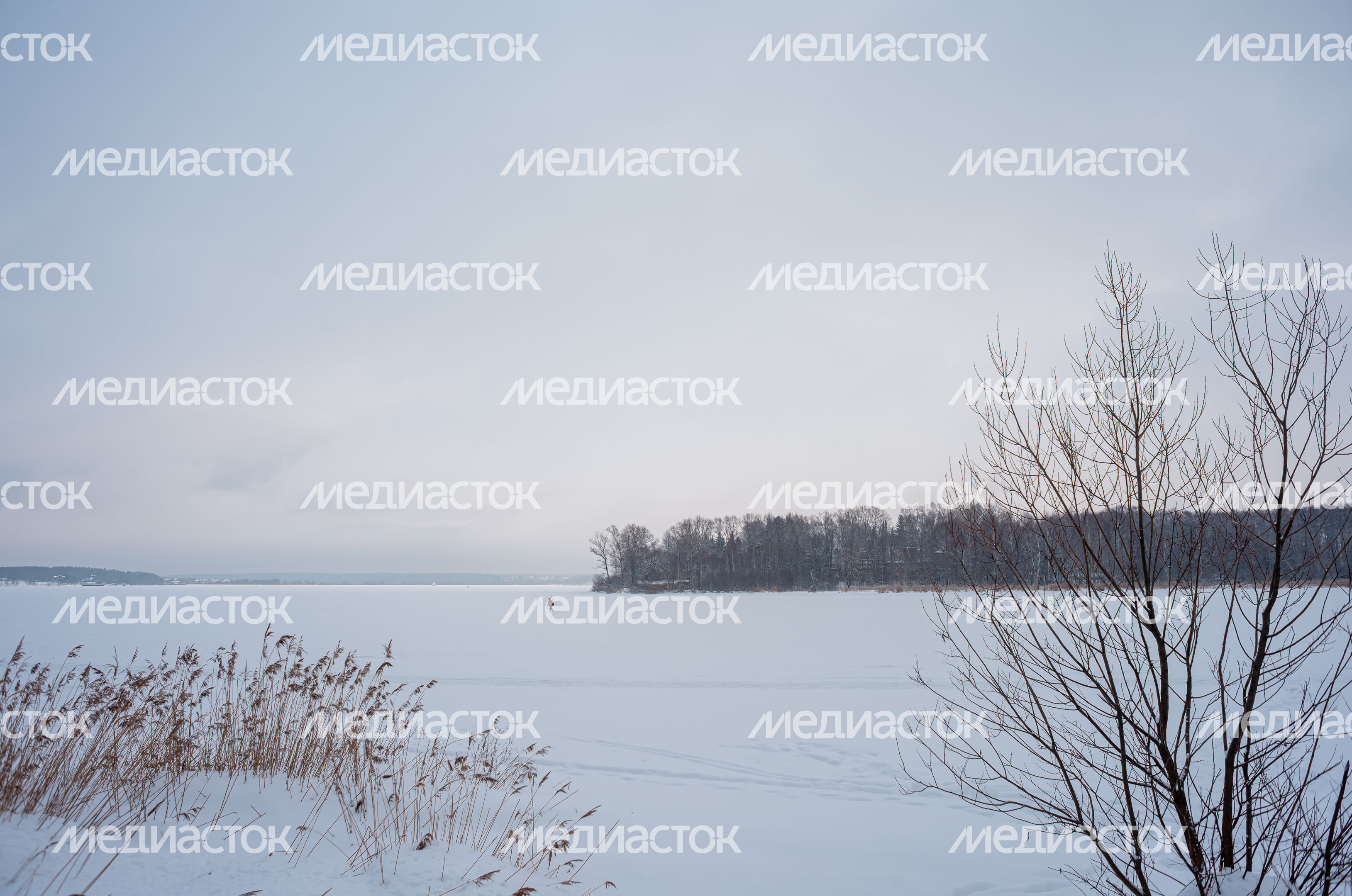 Зимние виды города Солнечногорск
