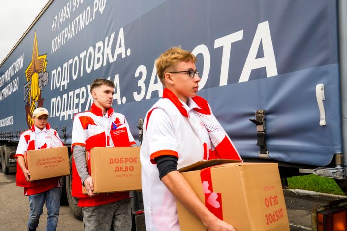 От центра «Витязь» на фронт была отправлена очередная фура