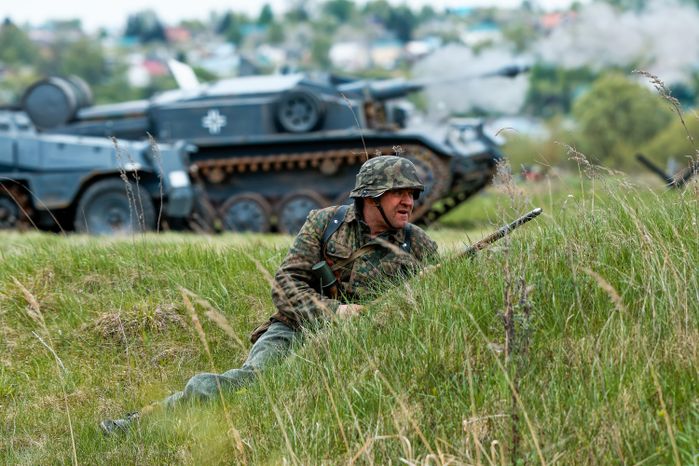 XIX Военно-исторический фестиваль "Огненная дуга" в Ступино