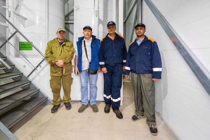 Станция очистки воды в селе Новопетровское округа Истра