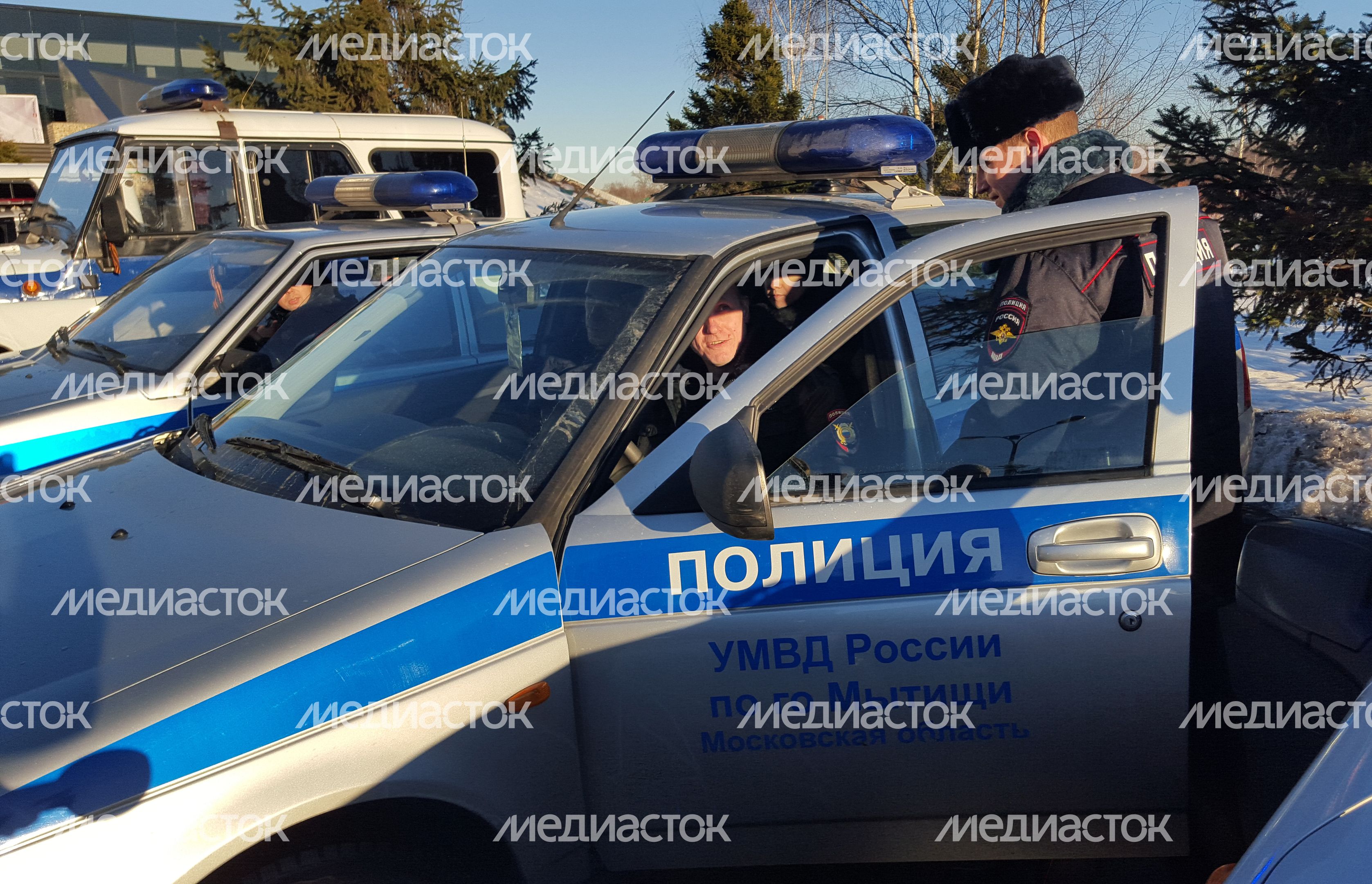 Сотрудники полиции в Мытищах