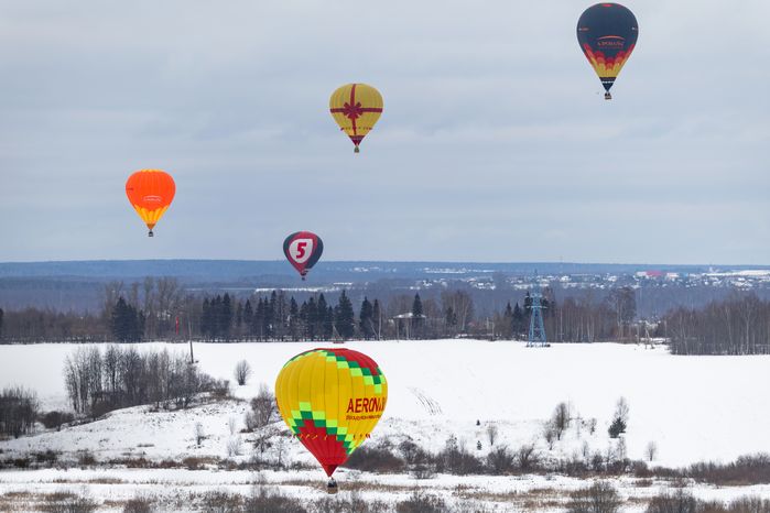 Фестиваль воздухоплавания «Яблоки на снегу» в Дмитровском округе