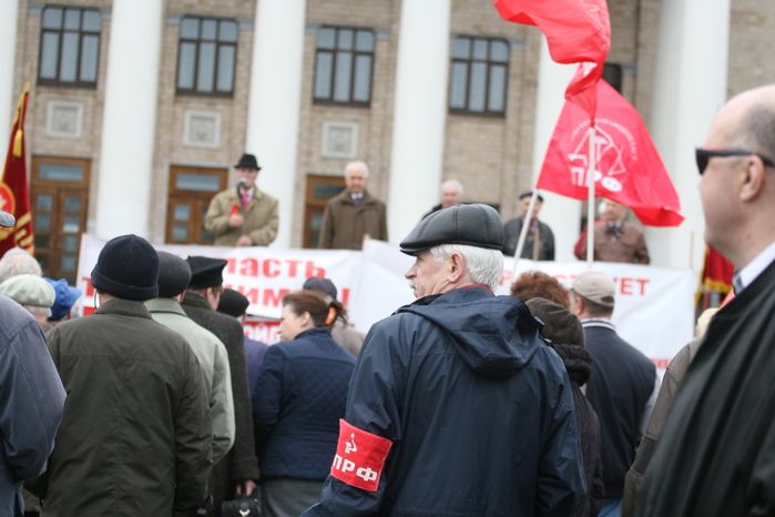 Первомайская демонстрация в Жуковском