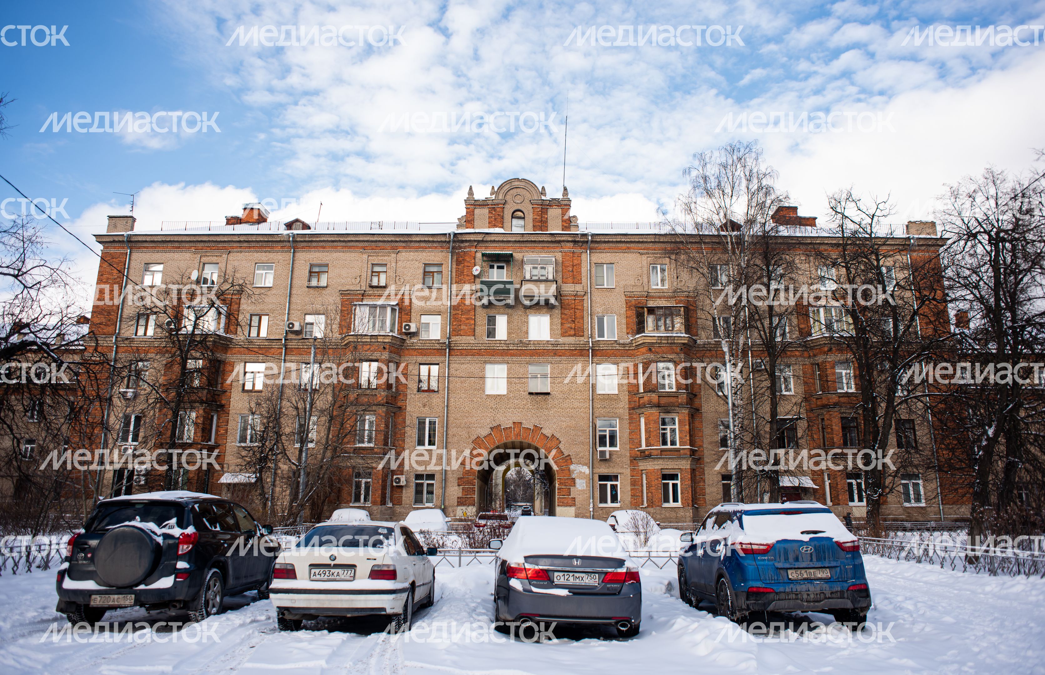 Зимние виды города Жуковский