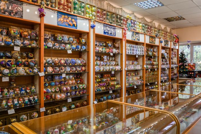 Елочные игрушки ручной работы фабрики «Иней» из Сергиево-Посадского округа