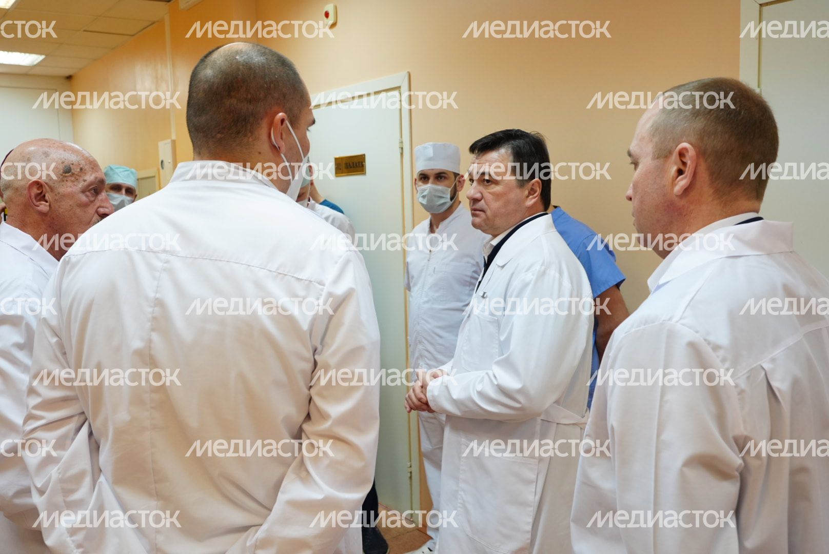 Посещение Губернатором Подмосковья Воскресенской областной больницы