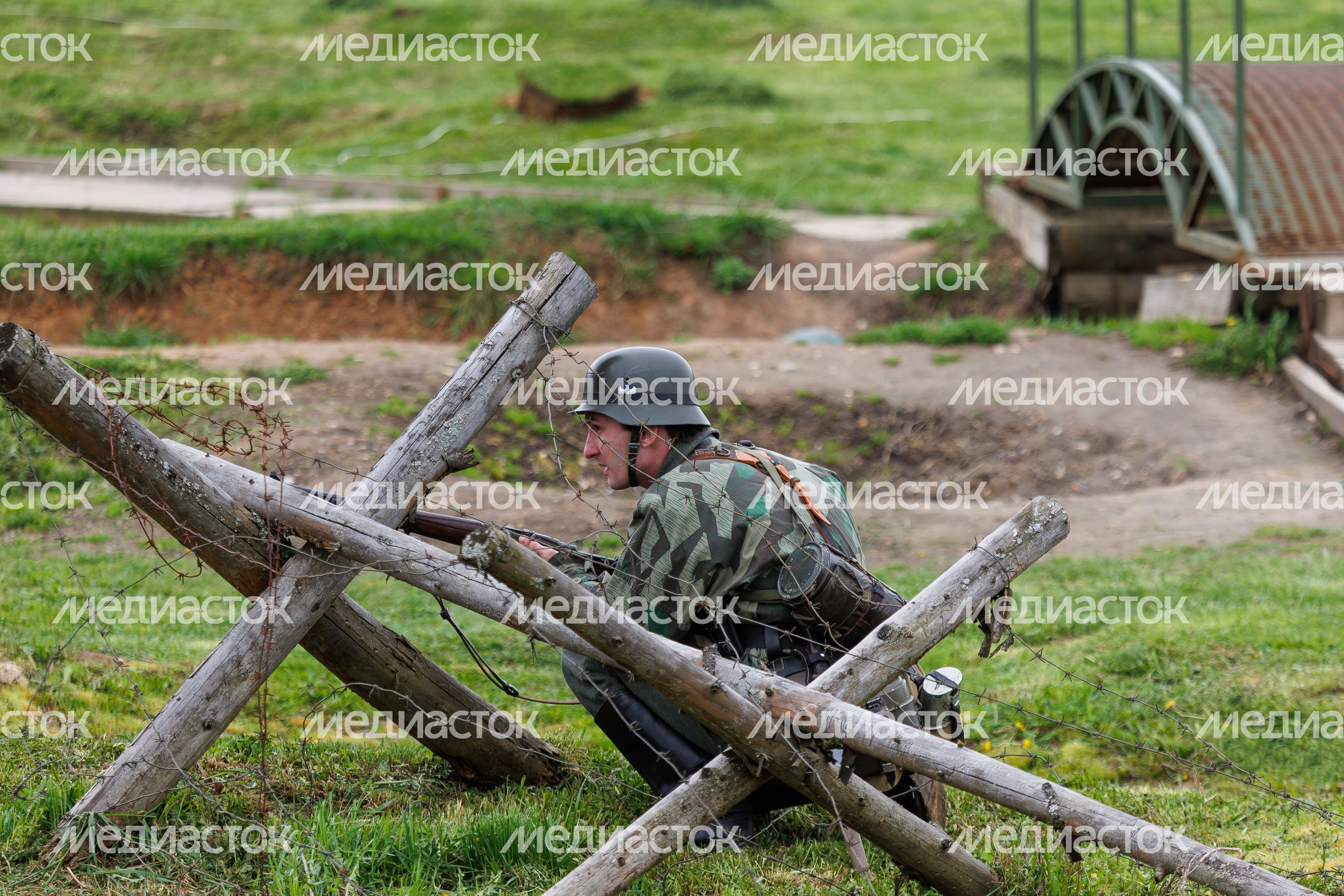 День Победы в Центральном парке «Патриот» Одинцовского округа: военно-историческая реконструкция «В логове зверя» День Победы в Центральном парке «Патриот» Одинцовского округа: военно-историческая реконструкция «В логове зверя»