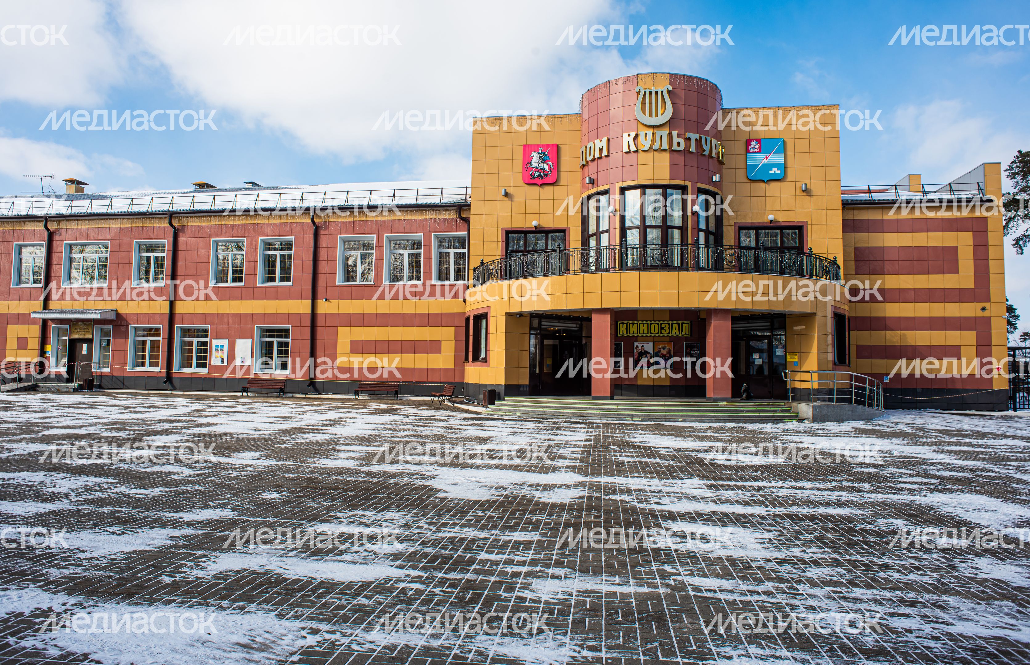 Зимние виды города Электрогорск