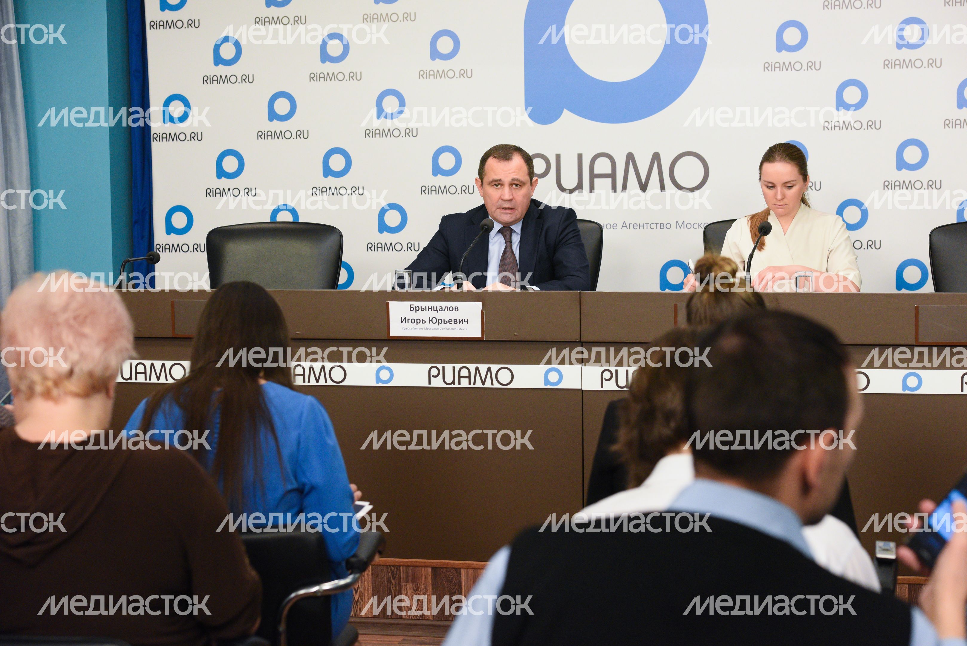 Пресс-конференция председателя Московского областного парламента Игоря Брынцалова, посвященная итогам работы Думы за 2019 год