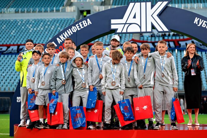 Почетное третье место Кубка Акинфеева 2026 заняла московская команда «Родина»