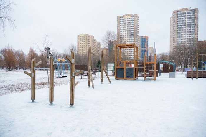 Реутов. Парк культуры и отдыха «Центральный парк». Зима