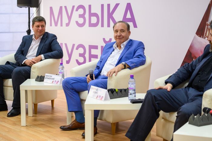 Павел Родин и Максим Дунаевский на открытии VIII Фестиваля классической музыки «Лето. Музыка. Музей» в Истре