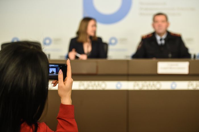 Пресс-конференция об обеспечении охраны общественного порядка и безопасности детей в праздники 2018